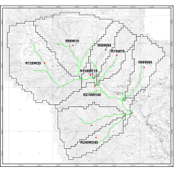 basin analysis for hydraulic numerical simulations